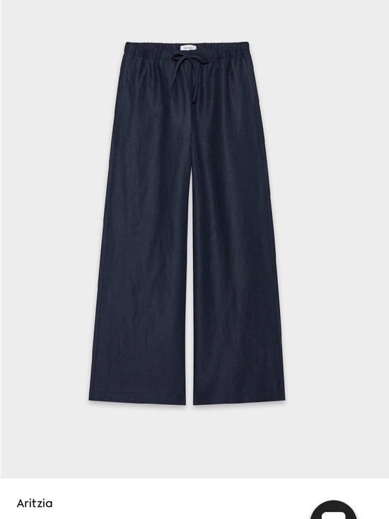 Aritzia Pants - Aritzia Dark Navy Lodge Pants in Cruise Linen